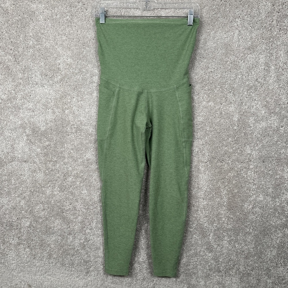 Beyond The Bump By Beyond Yoga Maternity Leggings Medium Over Belly Pockets